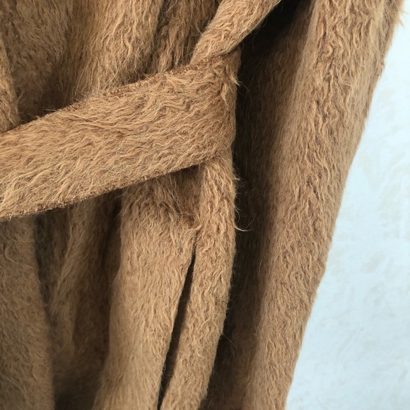 $1095 Helmut Lang boxy shaggy wool coat - Picture 5 of 11